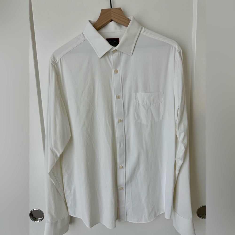 UNTUCKit White Dress Shirt, Slim fit